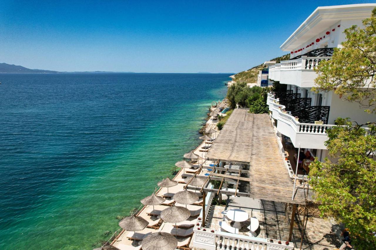Luxury Villa Alisja Sarande With Private Beach Kültér fotó