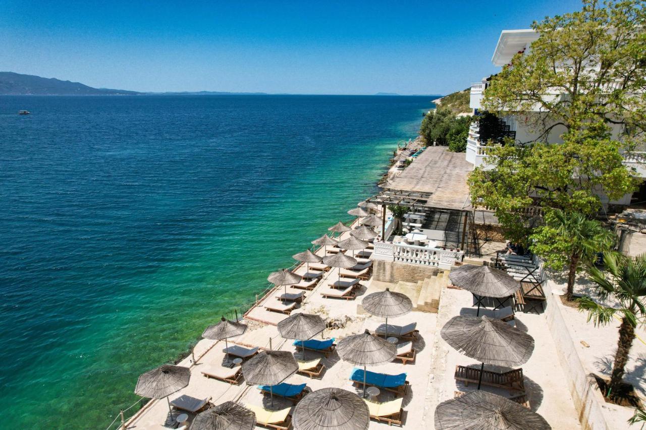 Luxury Villa Alisja Sarande With Private Beach Kültér fotó