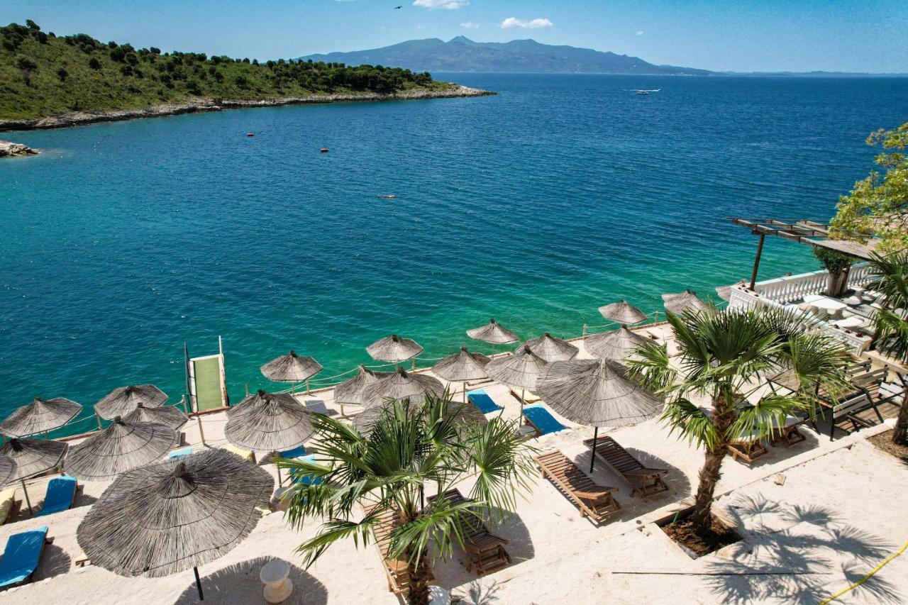 Luxury Villa Alisja Sarande With Private Beach Kültér fotó